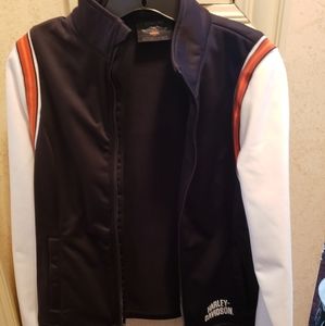 Harley Davidson Embellished fleece jacket